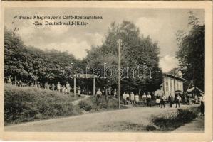 1927 Purkersdorf (Deutschwald), Franz Klugmayer's Café Restauration Zur Deutschwald-Hütte / cafe and restaurant