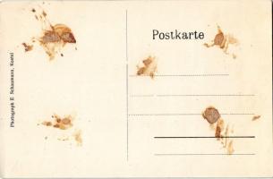 Prítluky, Prittlach; Pfarre, Kirche, Gemeindegasthaus, Queergasse, Schule / church, parish, hotel an...