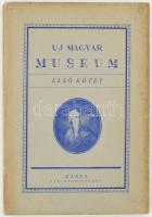 1942 Uj Magyar Museum, a Kazinczy Társaság tudományos, irodalmi és művészeti szemléje, I. köt. 1. füzet; Szerk.: Dr. Sziklay László. Kassa, 1942, Wiko-ny. Kiadói papírkötés,