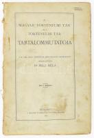 Dr. Pelz Béla: A magyar történelmi tár és a történelmi tár tartalommutatója. Bp., 1914, Magyar Tudományos Akadémia. Részben felvágatlan lapokkal. Kiadói papírkötés, fűzésnél szétvált 152p.