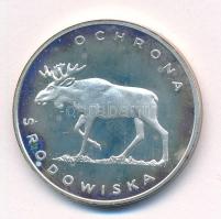 Lengyelország 1978. 100Zl Ag &quot;Jávorszarvas&quot; T:UNC (eredetileg PP) Poland 1978. 100 Zlotych Ag &quot;Moose&quot; C:UNC (originally PP) Krause Y#93