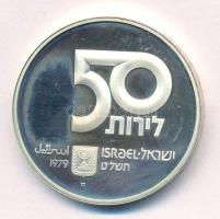 Izrael 1979. 50L Ag "Izrael függetlenségének 31. évfordulója" T:UNC (eredetileg PP)
Israe...