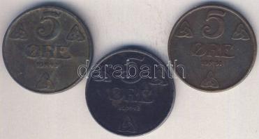 Norvégia 1942. 5ö + 1951. 5ö T:3