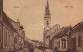 Nyitra Plébánia street with the shop of József Dániel (EB)