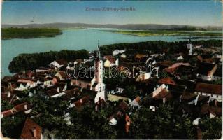 1914 Zimony, Semlin, Zemun; látkép / general view (EK)