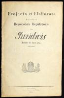 Projecta et elaborata excelsae regnicolaris deputationis in juridicis articulo 67. anni 1790. ordinatae. (II. 65 lev.) Posonii, 1826. Typis S. Lud. Weber. M. . Fűzve, papírgerinccel