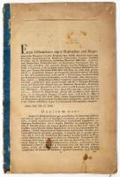 1825 Pálffy Ferenc peres ügyében született bírósági határozat, a teljes ügy leírásával. latin nyelven 46p.