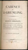 Cabinet de J(oseph) Grünling. - Vienne 1823-. By Joseph Grünling VIII, VI. 242-260p. Kiadói papírbor...