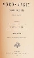 Vörösmarty Mihály: Vörösmarty összes munkái I-VIII. köt. Teljes kiadás. Rendezte és jegyzetekkel kís...