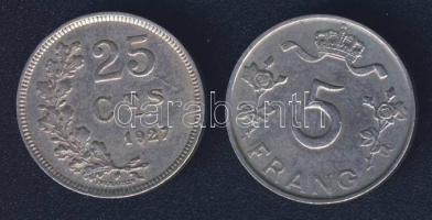 Luxemburg 1927. 25c + 1949. 5Fr Charlotte T:3