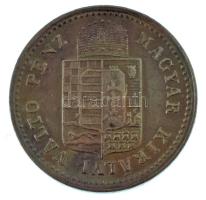 1887KB 1kr Cu "Középcímer" T:XF