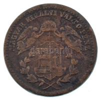 1872KB 1kr Cu "Angyalos címer" T:VF ph.
Adamo M4.1