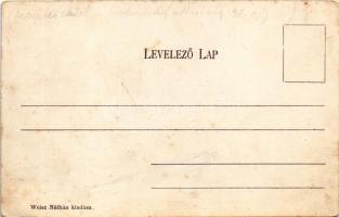 Trencsén, Trencín; vár 200 évvel ezelőtt. Weisz Náthán kiadása / Trenciansky hrad / castle 200 years...