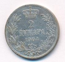Szerbia 1904. 2D Ag "I. Péter" T:VF
Serbia 1904. 2 Dinara Ag "Petar I" C:VF
Kr...