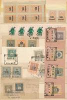 1900-1945 illetékbélyeg összeállítás két oldalas berakólapon