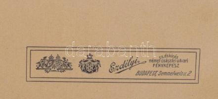 cca 1896 Dvorzsák Ferenc óbudai hentes mester feldíszített pavilonja a millenniumi (?) kiállításon, ...