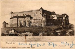 1903 Zólyom, Zvolen; vár. Özv. Löwy Samuné kiadása / castle (fl)