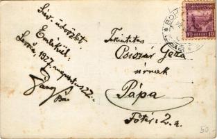 1927 Szepesváralja, Spisské Podhradie, Kirchdrauf; Szepes vára a XVII. században / Zipser Burg / Spi...