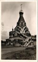 Ungvár, Uzshorod, Uzhhorod, Uzhorod; Görögkeleti ortodox templom. Brody és Gottlieb kiadása / Orthodox church