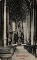 1909 Újvidék, Novi Sad; Római katolikus templom belső. Urbán Ignác kiadása / church interior (EK)