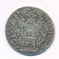1765B/N-B 20kr Ag "Lotharingiai Ferenc" (5,59g) T:VF Hungary 1765B/N-B 20 Kreuzer Ag "...