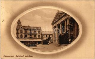 1915 Nagyvárad, Oradea; Szigligeti színház, EMKE kávéház. Sipos József kiadása / theatre, café