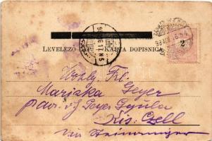 1898 (Vorläufer) Zagreb, Zágráb; Akademicki trg / Akademie-Platz / Academy Square (fl)