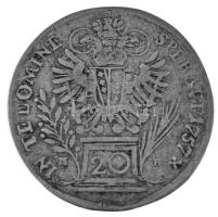 1757N-B 20kr Ag "Lotharingiai Ferenc" (6,32g) T:VF,F / Hungary 1757N-B 20 Kreuzer Ag "...