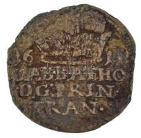 Erdélyi Fejedelemség 1611N-B Garas Ag "Báthori Gábor" Nagybánya (1,50g) T:F patina, ph. Pr...