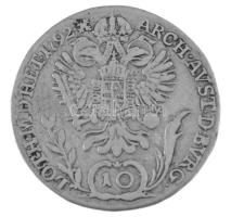 1792B 10kr Ag "II. Lipót" Körmöcbánya (3,65g) T:VF,F / Hungary 1792B 10 Kreuzer Ag "Leopold II" Kremnitz (3,65g) C:VF,F Huszár: 1916., Unger III.: 1347.a