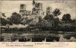 1906 Miskolc, Diósgyőri várrom (EB)