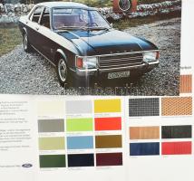 cca 1975 Ford Consul luxusautó képes reklám katalógus 32 p