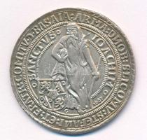 Csehország / történelmi tartomány 1520. Tallér "Szt. Joachim", ezüstözött fém utánveret 1967-ből (42mm) T:XF Bohemia 1520. Joachimsthaler silver plated metal restrike from 1967 (42mm) C:XF