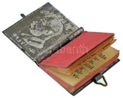 1915. Ferenc József : Népeimhez! A királyi szózat a nemzethez 1915. május 23-án. Minikönyv medál dom...