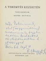 B. Nagy László: A teremtés kezdetén. Tanulmányok, esszék, kritikák. A szerző, B. Nagy László (1927-1...