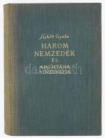 Szekfű Gyula: Három nemzedék és ami utána következik. Bp., 1940, Kir. M. Egyetemi Nyomda, 514 p. 6. kiadás. Kiadói aranyozott egészvászon-kötés.