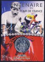 Franciaország 2003. 1/4&#8364; Ag "100 éves a Tour de France" emléklapon T:BU