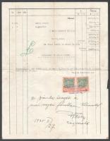 1925 Pajolin Illatszergyár fejléces számla