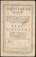 1922 Diósgyőr táncvizsga belépőjegy és program