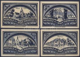 Német Birodalom/Weimari Köztársaság/Fürstenau 1921. 25Pf+50Pf+75Pf+1M 4klf db, teljes sor T:I,I-