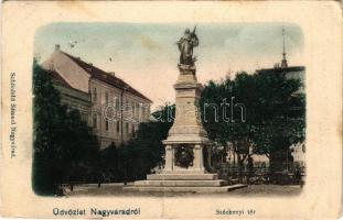 1904 Nagyvárad, Oradea; Széchenyi tér. Schönfeld Sámuel kiadása / square (r)