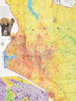 2 db Kenya safari térkép és ismertető, angol nyelvű, 81x59 cm és 88x81 cm