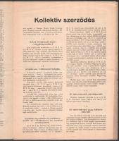 1940 Az Országos Magyar Zenész-Szövetség körlevele a tagokat érintő eseményekről és intézkedésekről,...