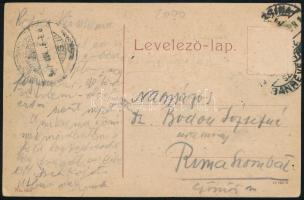 Rudnay Gyula (1878-1957) és Sonkoly Béla költő autográf aláírása képeslapon