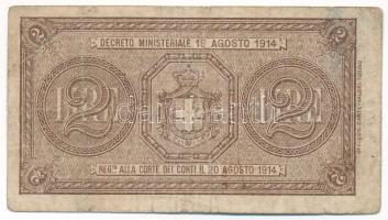 Olaszország 1917. 2L T:F,VG 
Italy 1917. 2 Lire C:F,VG 
Krause P#37