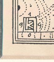 Kozma Lajos (1884-1948): Kinyújtott kéz. Cinkográfia, papír, jelzett a cinkográfián, paszpartuban, 2...