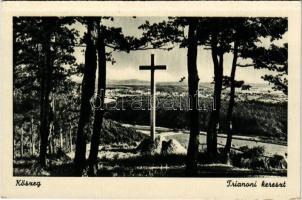 Kőszeg, Trianoni kereszt. Róth Jenő kiadása (EB)