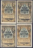 Német Birodalom/Weimari Köztársaság/Celle 1922. 25Pf+50Pf+75Pf+100Pf 4klf db, teljes sor T:I