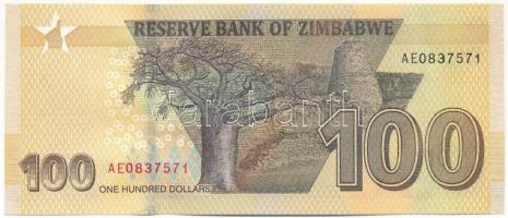 Zimbabwe 2020. 100$ T:UNC
Zimbabwe 2020. 100 Dollars C:UNC
Krause P#106
