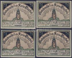 Német Birodalom/Weimari Köztársaság/Diepholz 1921. 75Pf(4x) 4klf db, teljes sor T:I